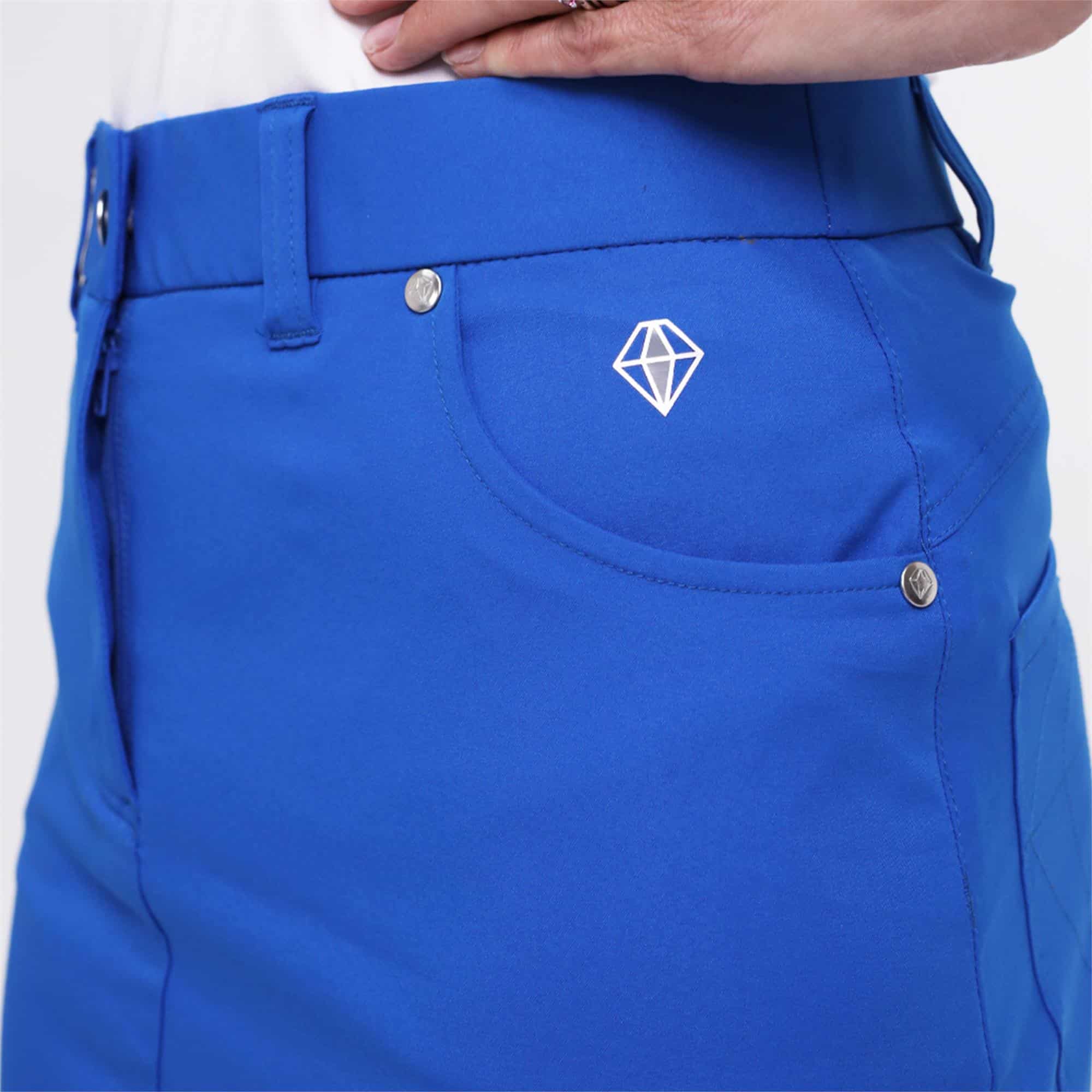 Pure Golf Calm Ladies Golf Skort Royal Blue 50CM